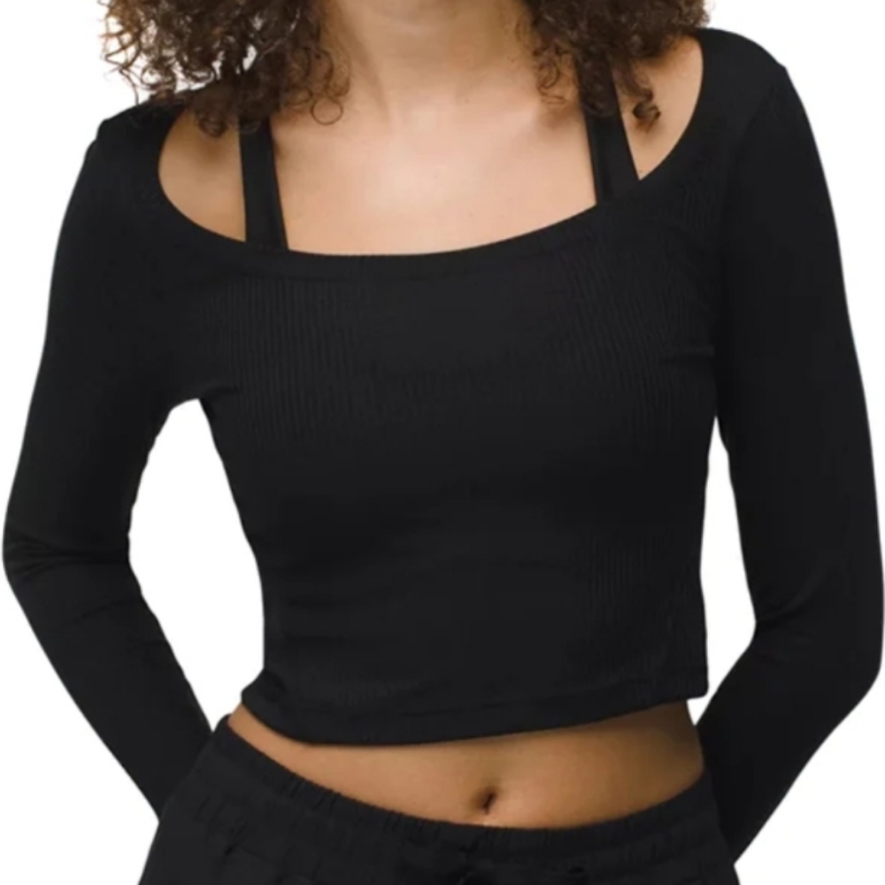Prana Send Off Long Sleeve Cropped Top XS - NWT